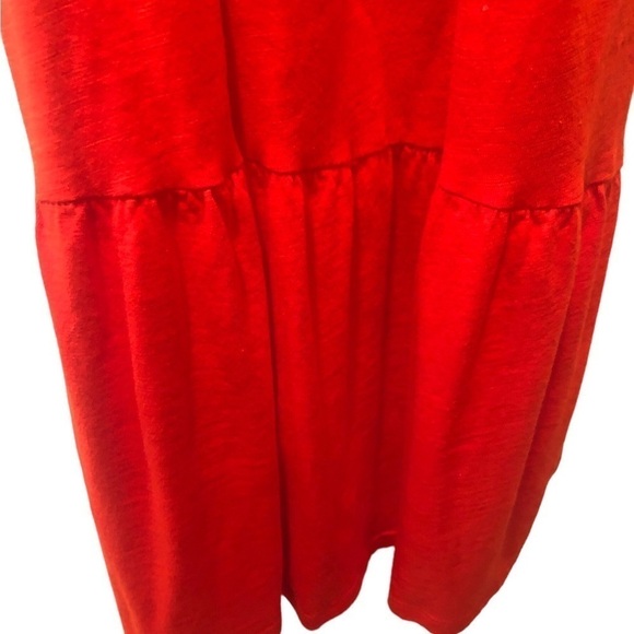 Social Standard By Sanctuary Tiered Shift Dress L Ruffle Hem Cap SS Resort - Picture 4 of 6